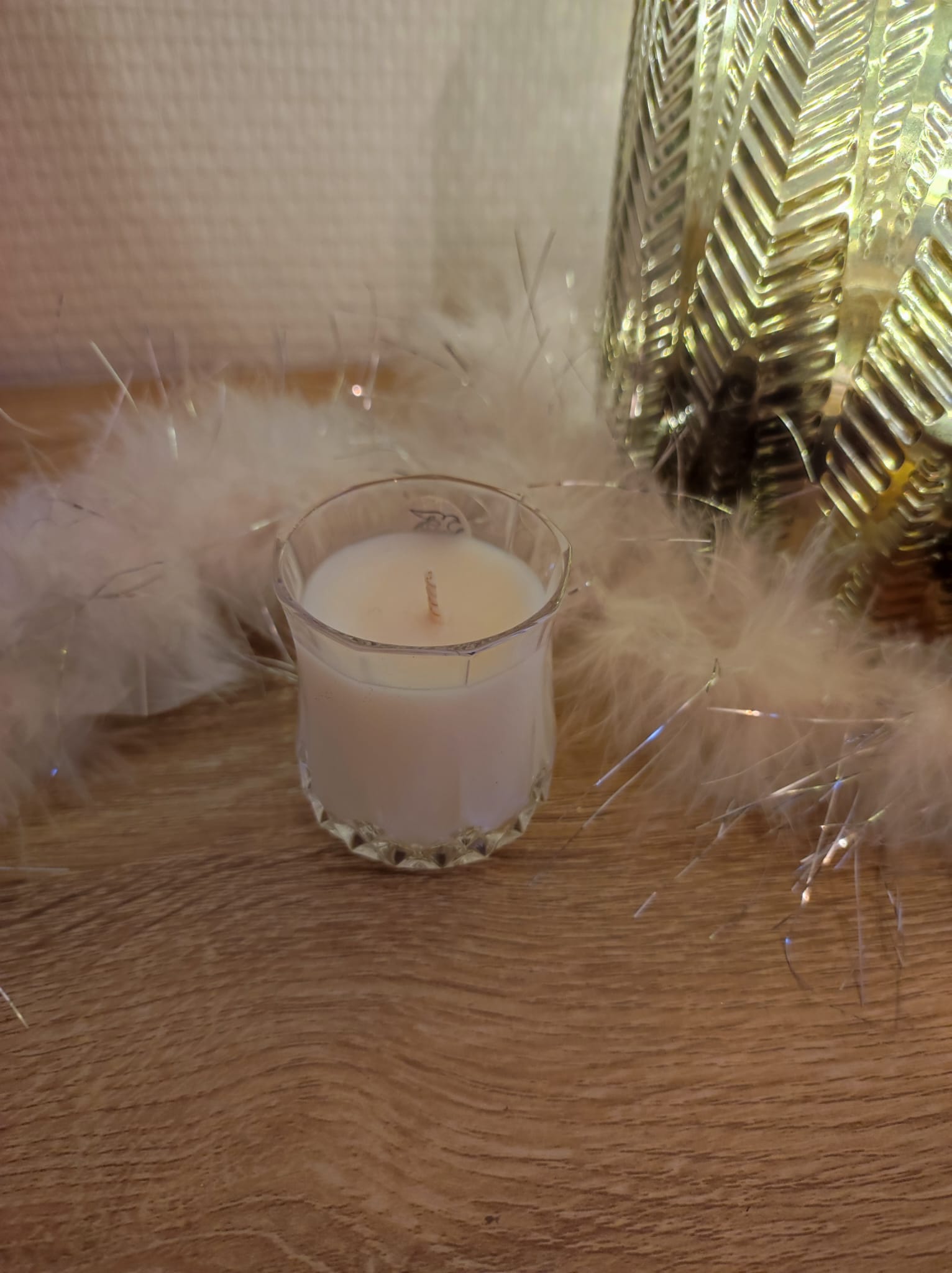 Mini bougie contenant vintage vanille épicée – Image 3